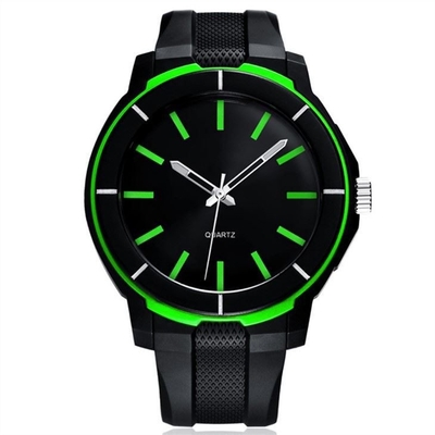 Orologio di Digital del silicone degli uomini 30 metri di specchio acrilico impermeabile 195mm