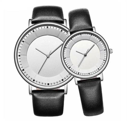 Orologi stabiliti di corrispondenza del quarzo delle coppie per il cuoio della lega dell'orologio
