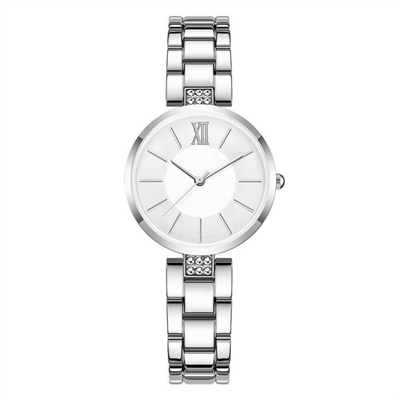 Orologio Diamond Metal Mesh Watch Band della cinghia di acciaio inossidabile del movimento del quarzo