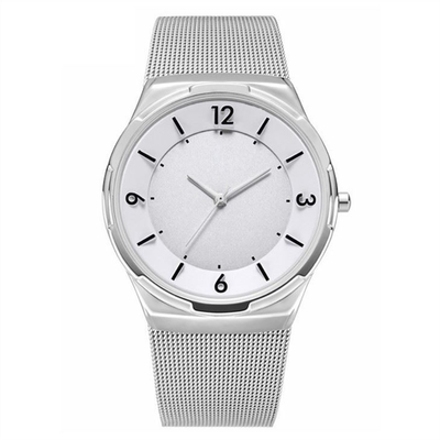 Unisca in lega il movimento casuale del quarzo di lunghezza della banda degli orologi 250mm di affari degli uomini del caso