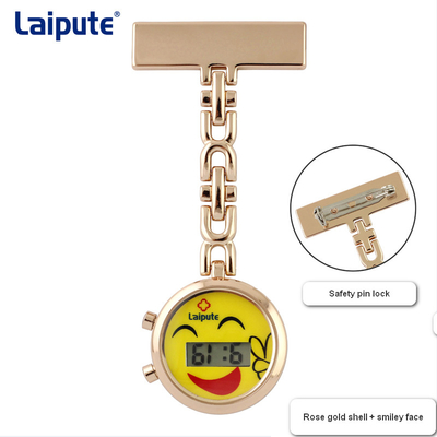 Gli infermieri svegli di Digital tagliano sull'orologio da tasca 27mm che il caso in lega di zinco impermeabilizza