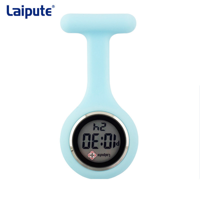 Infermiere amichevole Watch del silicone della pelle della visualizzazione elettronica di Pin Buckle Digital Fob Watch