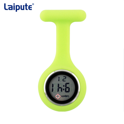 Infermiere amichevole Watch del silicone della pelle della visualizzazione elettronica di Pin Buckle Digital Fob Watch