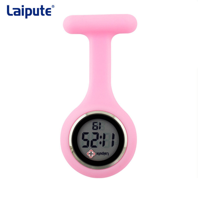 Infermiere amichevole Watch del silicone della pelle della visualizzazione elettronica di Pin Buckle Digital Fob Watch