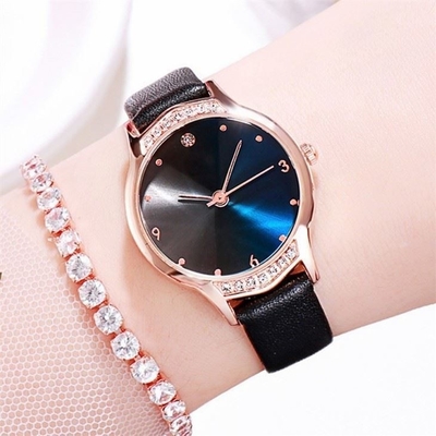 La cinghia di lusso dell'unità di elaborazione di Diamond Watches delle donne di Laipute ha indurito Diamond Bezel Watch di vetro