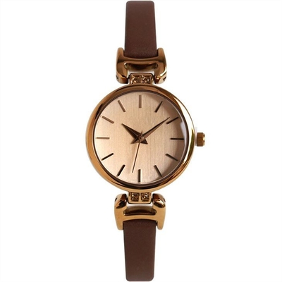 Le signore impermeabili 3ATM rivestono di pelle gli orologi femminili di lusso del cinturino di cuoio di orologi della cinghia