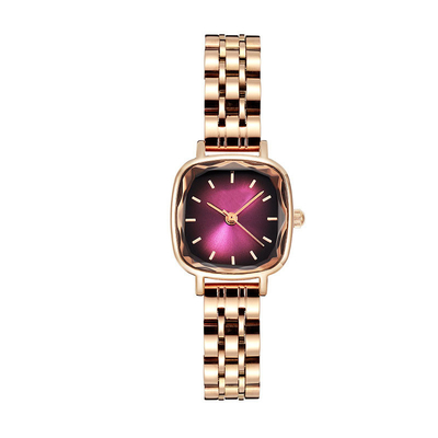 Orologio di lusso del quarzo di acciaio inossidabile di modo impermeabile per le donne