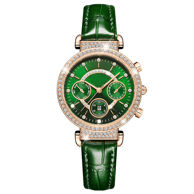 Orologio di lusso del quarzo di modo per le donne Diamond Watches impermeabile