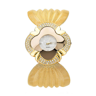 Modo versatile Diamond Watch Butterfly Style Bracelet per le signore