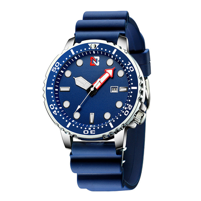 Orologio casuale di modo del fantasma dell'acqua di verde dell'orologio del quarzo degli uomini di sport