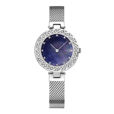 Trapano Mesh Belt Ladies Watch di Diamond Fashion Wrist Watch Bezel