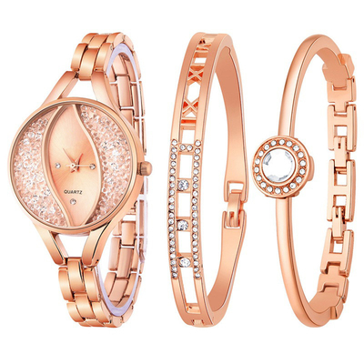 Orologio Diamond Bracelet Set del quarzo delle signore di modo del CE ROHS