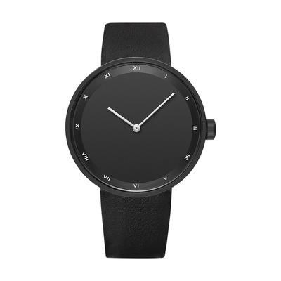 Orologio di cuoio della cinghia dell'orologio ultra sottile senza cuciture del quarzo per gli uomini