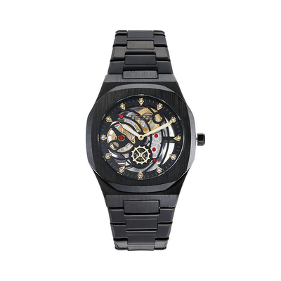 Orologio del quarzo di acciaio inossidabile del puntatore con la larghezza di banda di 20mm per l'esposizione di tempo