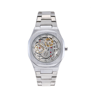 Orologio del quarzo di acciaio inossidabile del puntatore con la larghezza di banda di 20mm per l'esposizione di tempo