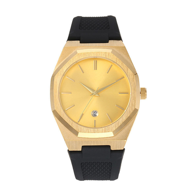 acciaio inossidabile del movimento dell'esposizione di tempo dell'orologio del quarzo di 40mm