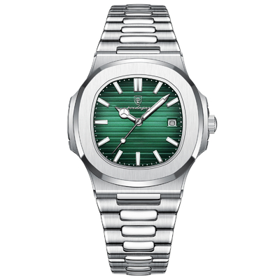 Larghezza della banda 20 mm Quarzo in acciaio inossidabile Orologio da polso Opzione di visualizzazione del tempo Pesa 135g