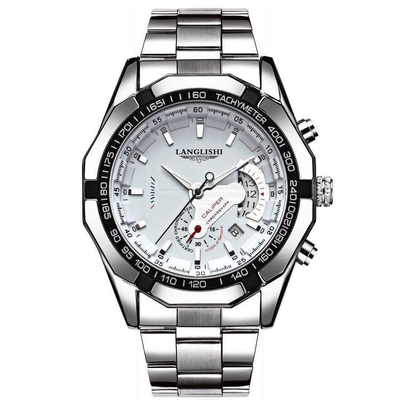 Elegante orologio in acciaio inossidabile spessore della cassa 13 mm che migliora la tua esperienza di cronometraggio