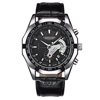 Elegante orologio in acciaio inossidabile spessore della cassa 13 mm che migliora la tua esperienza di cronometraggio