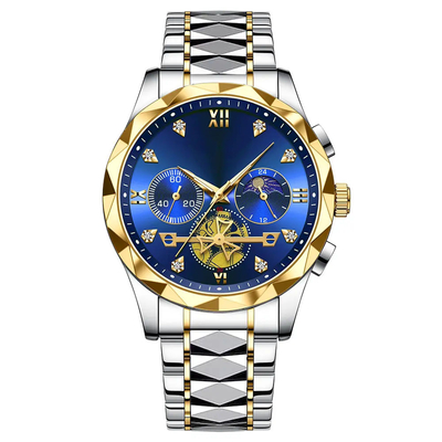 Orologio da polso in metallo con stile e funzione alla moda
