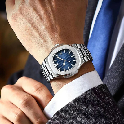 Orologio a quarzo metallo ad alte prestazioni Orologio da polso con movimento a quarzo