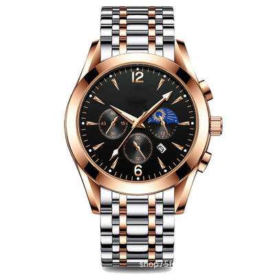 Orologio da polso in quarzo in lega di larghezza di 12 mm con spessore di 8 mm