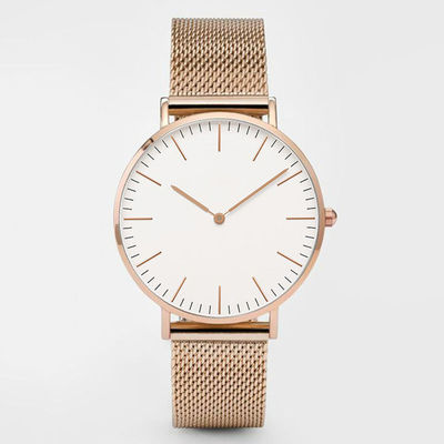 Orologio del quarzo della lega di Nonwaterproof, ROHS che tende orologio per le signore