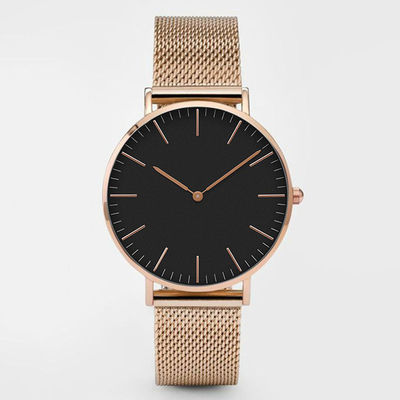Orologio del quarzo della lega di Nonwaterproof, ROHS che tende orologio per le signore