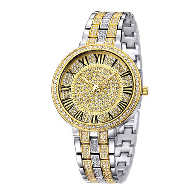 10bar Diamond Watch Womens d'argento impermeabile, PC21 oro bianco Diamond Watch