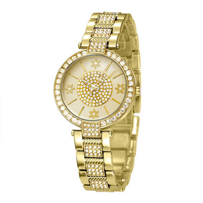 10bar Diamond Watch Womens d'argento impermeabile, PC21 oro bianco Diamond Watch