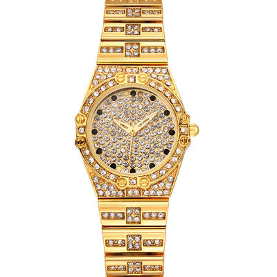 10bar Diamond Watch Womens d'argento impermeabile, PC21 oro bianco Diamond Watch
