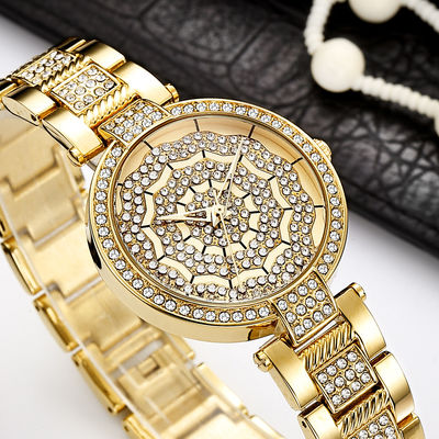 10bar Diamond Watch Womens d'argento impermeabile, PC21 oro bianco Diamond Watch