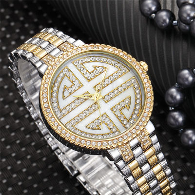 10bar Diamond Watch Womens d'argento impermeabile, PC21 oro bianco Diamond Watch