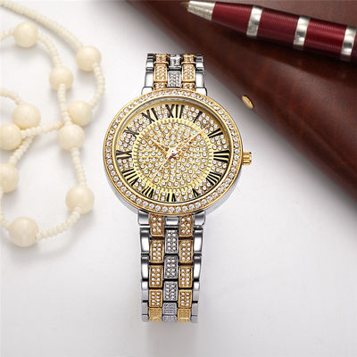 10bar Diamond Watch Womens d'argento impermeabile, PC21 oro bianco Diamond Watch