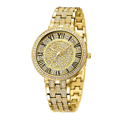 10bar Diamond Watch Womens d'argento impermeabile, PC21 oro bianco Diamond Watch