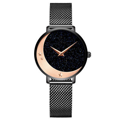 Orologio galvanizzato del quarzo delle donne del Gypsophila, bollato orologio per le donne