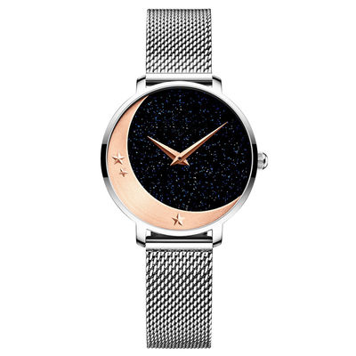 Orologio galvanizzato del quarzo delle donne del Gypsophila, bollato orologio per le donne