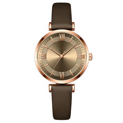 Cronografi dell'orologio del quarzo delle donne di Nonscratch 30M Life Waterproof