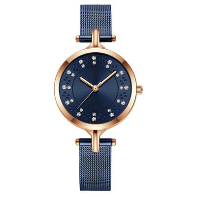 3ATM Diamond Quartz Watch Vacuum Electroplating genuino impermeabile Skinfriendly