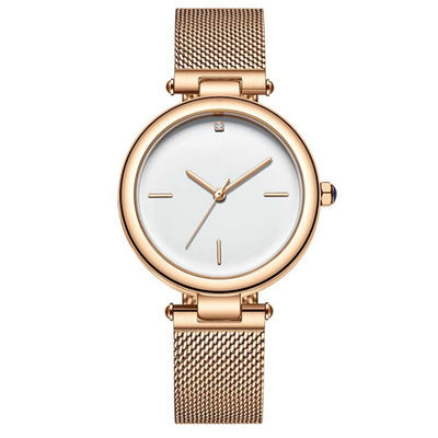 Diamond Quartz Watch Wearproof Corrosionproof genuino Encrusted