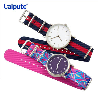 L'arcobaleno ha intrecciato la lunghezza di nylon della banda 265mm dei pezzi di ricambio degli orologi