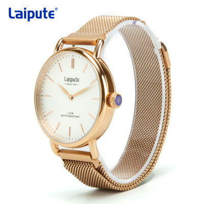 Orologio Laipute di Rose Gold Stainless Steel Quartz opaco