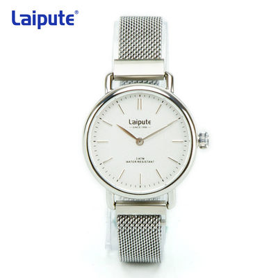Signore Wearproof dell'orologio del braccialetto dell'orologio del quarzo di acciaio inossidabile 50*27*28cm
