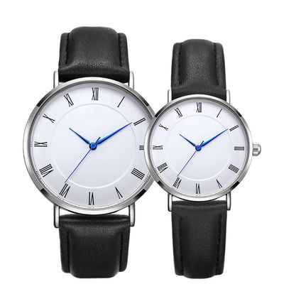 Regalo bollato analogico dell'orologio messo per resistente di acqua delle coppie SUS316L 3ATM