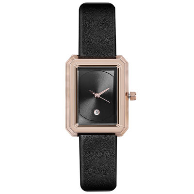 Il materiale di cuoio ROHS della lega dell'orologio 30mm delle donne di Nonscale ha approvato