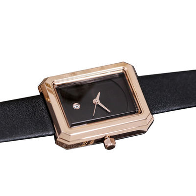 Il materiale di cuoio ROHS della lega dell'orologio 30mm delle donne di Nonscale ha approvato