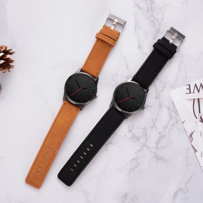 Orologi personali per il tipo di cuoio della corona del giro del peso della banda 52g degli uomini