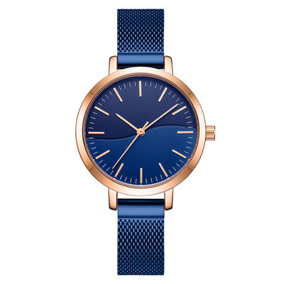 Heatproof resistente alla corrosione impermeabile delle donne dell'orologio di lusso del quarzo
