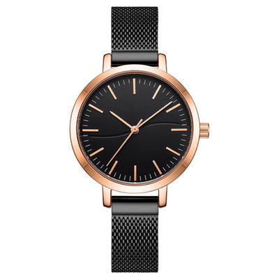 Heatproof resistente alla corrosione impermeabile delle donne dell'orologio di lusso del quarzo