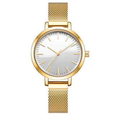 Heatproof resistente alla corrosione impermeabile delle donne dell'orologio di lusso del quarzo